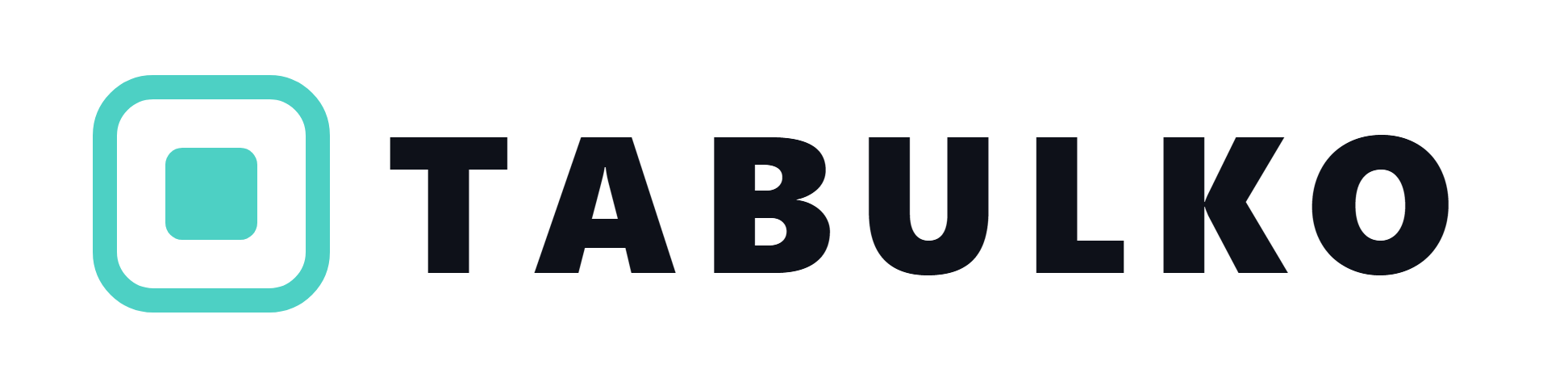 Logo TABULKO na svetlom pozadí